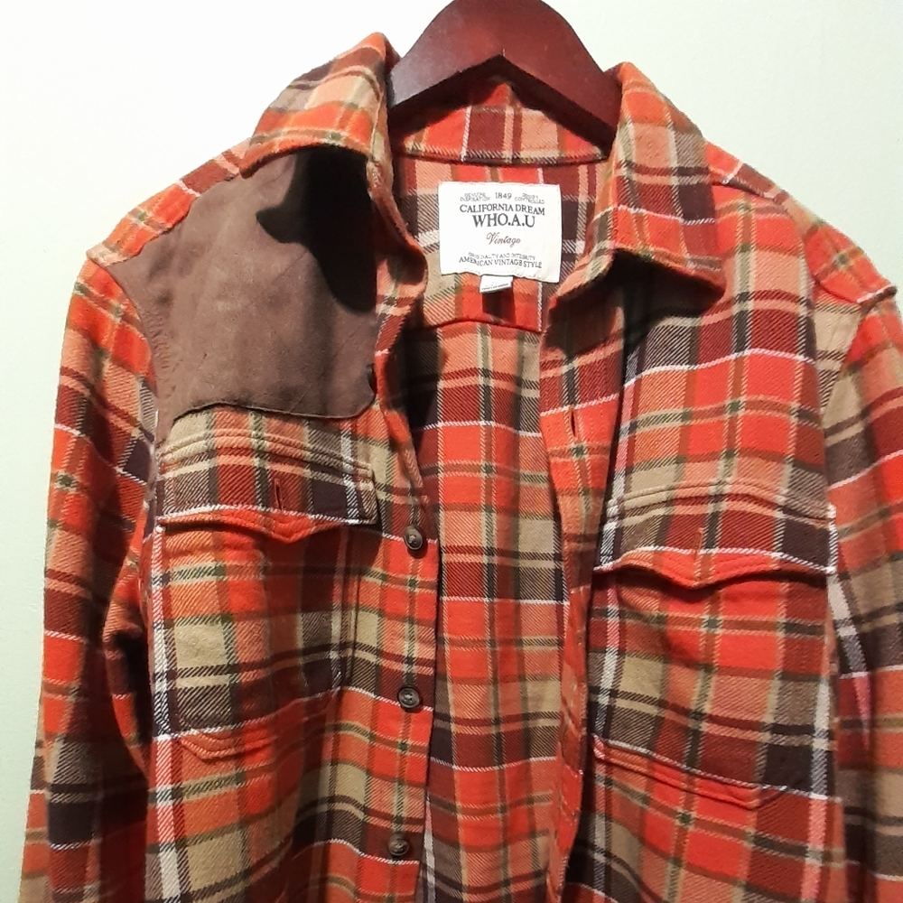 Flannel button shirt